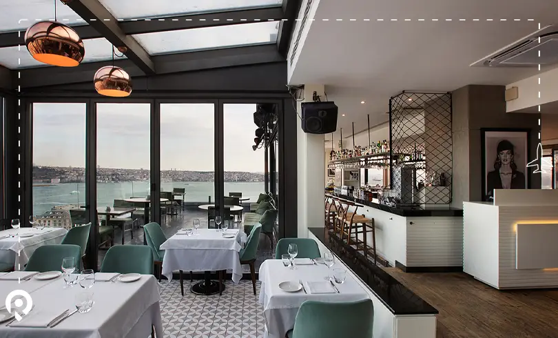 أفضل 10 مطاعم في إسطنبول: تجارب طعام لا تُنسى في قلب المدينة 11 Vogue Restaurant & Bar,